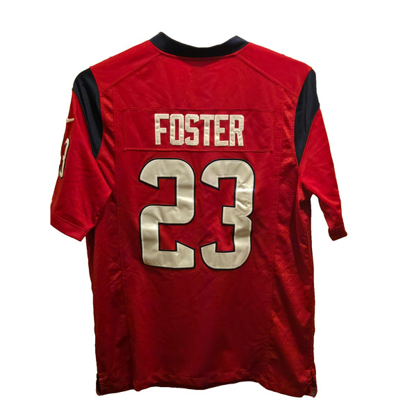 Nike Arian Foster Houston Texans #23 Red Game Jersey - Size M - Picture 1 of 6